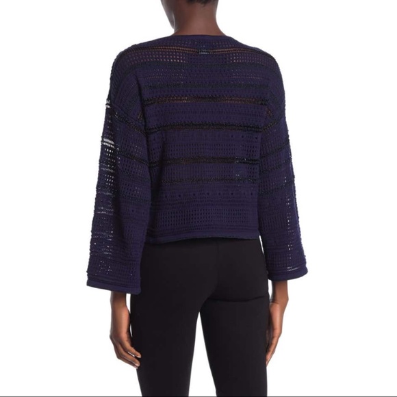 Stitch fix Cotton Emporium Boat Neck Sweater Blue - Picture 2 of 3